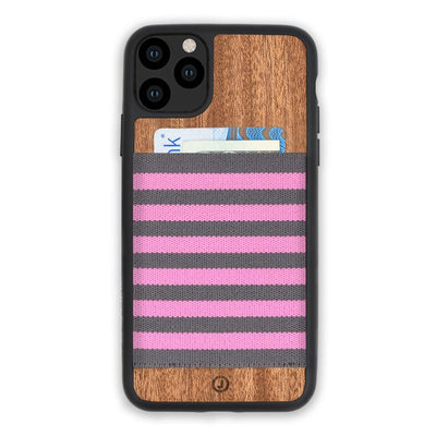 Pink and Gray Stripe