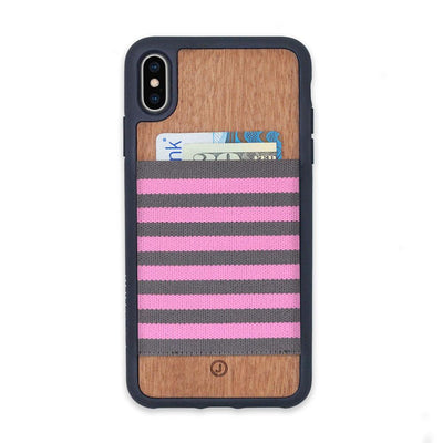 Pink and Gray Stripe