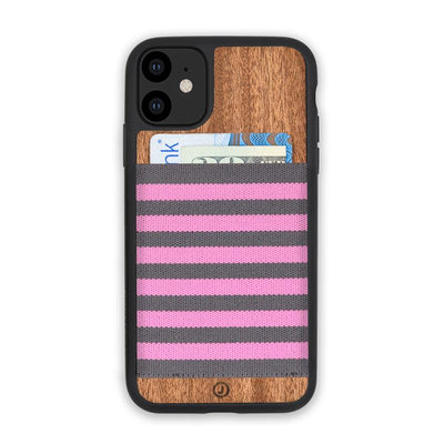 Pink and Gray Stripe