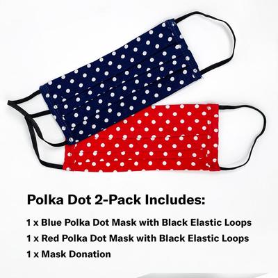 Red and Blue Polka Dot