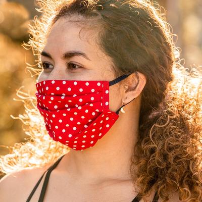 Red and Blue Polka Dot